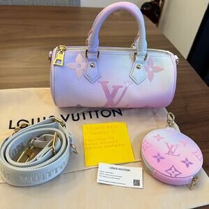 New Louis Vuitton Handbag Sunrise Pastel Papillon BB Crossbody M46078 Limited
